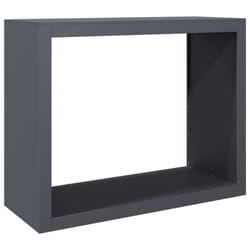 vidaXL Firewood Rack Fireplace Log Store Firewood Log Rack Log Holder Steel - anthracite, 100 x 40 x 80 cm