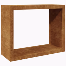 vidaXL Firewood Rack Fireplace Log Store Firewood Log Rack Log Holder Steel - brown, 100 x 40 x 80 cm - Additional view 6