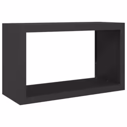 vidaXL Firewood Rack Fireplace Log Store Firewood Log Rack Log Holder Steel - black, 100 x 40 x 60 cm