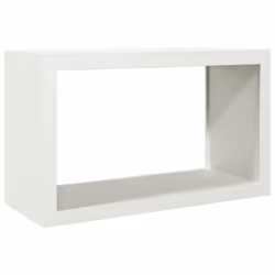 vidaXL Firewood Rack Fireplace Log Store Firewood Log Rack Log Holder Steel - white, 100 x 40 x 60 cm