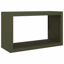 vidaXL Firewood Rack Fireplace Log Store Firewood Log Rack Log Holder Steel - green, 100 x 40 x 60 cm - Additional view 5
