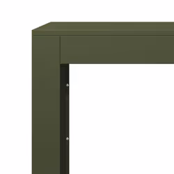 vidaXL Firewood Rack Fireplace Log Store Firewood Log Rack Log Holder Steel - green, 100 x 40 x 60 cm - Additional view 6