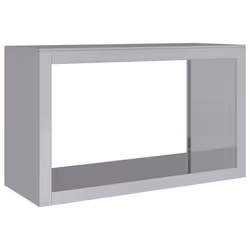 vidaXL Firewood Rack Fireplace Log Store Firewood Log Rack Log Holder Steel - grey, 100 x 40 x 60 cm - Additional view 5