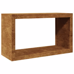 vidaXL Firewood Rack Fireplace Log Store Firewood Log Rack Log Holder Steel - brown, 100 x 40 x 60 cm - Additional view 6