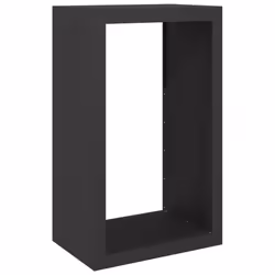 vidaXL Firewood Rack Fireplace Log Store Firewood Log Rack Log Holder Steel - black, 60 x 40 x 100 cm - Additional view 5