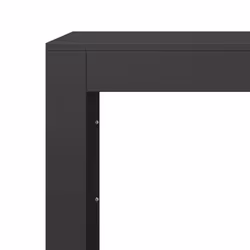 vidaXL Firewood Rack Fireplace Log Store Firewood Log Rack Log Holder Steel - black, 60 x 40 x 100 cm - Additional view 6
