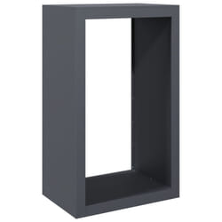 vidaXL Firewood Rack Fireplace Log Store Firewood Log Rack Log Holder Steel - anthracite, 60 x 40 x 100 cm