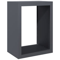 vidaXL Firewood Rack Fireplace Log Store Firewood Log Rack Log Holder Steel - anthracite, 60 x 40 x 80 cm