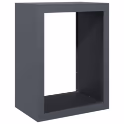 vidaXL Firewood Rack Fireplace Log Store Firewood Log Rack Log Holder Steel - anthracite, 60 x 40 x 80 cm - Additional view 5