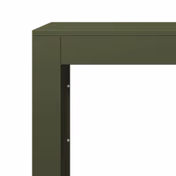 vidaXL Firewood Rack Fireplace Log Store Firewood Log Rack Log Holder Steel - green, 60 x 40 x 80 cm - Additional view 6