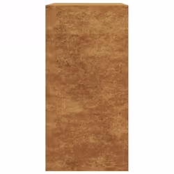 vidaXL Firewood Rack Fireplace Log Store Firewood Log Rack Log Holder Steel - brown, 60 x 40 x 80 cm - Additional view 5