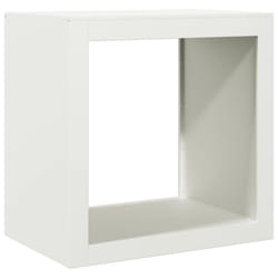 vidaXL Firewood Rack Fireplace Log Store Firewood Log Rack Log Holder Steel - white, 60 x 40 x 60 cm