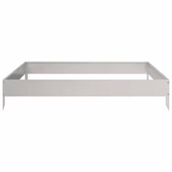vidaXL Garden Raised Bed Outdoor Planter Pot Patio Flower Box Stainless Steel - Additional view 4