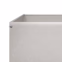 vidaXL Garden Raised Bed Outdoor Planter Pot Patio Flower Box Stainless Steel - Additional view 6