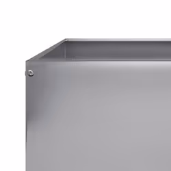 vidaXL Garden Raised Bed Outdoor Planter Pot Patio Flower Box Galvanised Steel - Additional view 6