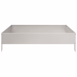 vidaXL Garden Raised Bed Outdoor Planter Pot Patio Flower Box Stainless Steel - Additional view 4