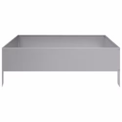 vidaXL Garden Raised Bed Outdoor Planter Pot Patio Flower Box Galvanised Steel - Additional view 4