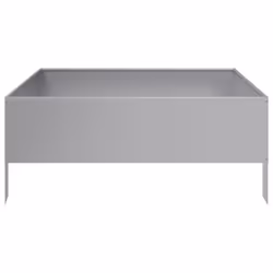 vidaXL Garden Raised Bed Outdoor Planter Pot Patio Flower Box Galvanised Steel - Additional view 4