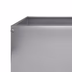 vidaXL Garden Raised Bed Outdoor Planter Pot Patio Flower Box Galvanised Steel - Additional view 6