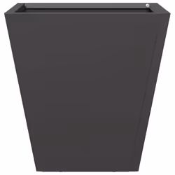 vidaXL Garden Planters Outdoor Flower Pot Patio Raised Bed Planter Box Steel - black, 30 x 30 x 30 cm/ 1 pcs - Additional view 4