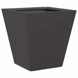 vidaXL Garden Planters Outdoor Flower Pot Patio Raised Bed Planter Box Steel - black, 30 x 30 x 30 cm/ 1 pcs - Additional view 5