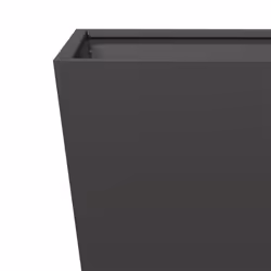 vidaXL Garden Planters Outdoor Flower Pot Patio Raised Bed Planter Box Steel - black, 30 x 30 x 30 cm/ 1 pcs - Additional view 6
