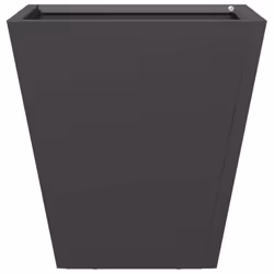 vidaXL Garden Planters Outdoor Flower Pot Patio Raised Bed Planter Box Steel - black, 30 x 30 x 30 cm/ 2 pcs - Additional view 5