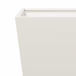 vidaXL Garden Planters Outdoor Flower Pot Patio Raised Bed Planter Box Steel - white, 30 x 30 x 30 cm/ 1 pcs - Additional view 6