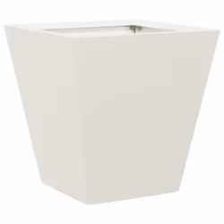 vidaXL Garden Planters Outdoor Flower Pot Patio Raised Bed Planter Box Steel - white, 30 x 30 x 30 cm/ 2 pcs - Additional view 7