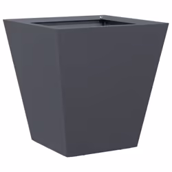 vidaXL Garden Planters Outdoor Flower Pot Patio Raised Bed Planter Box Steel - anthracite, 30 x 30 x 30 cm/ 2 pcs - Additional view 4