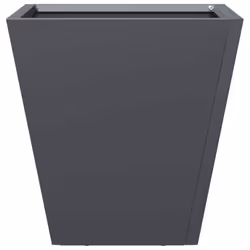 vidaXL Garden Planters Outdoor Flower Pot Patio Raised Bed Planter Box Steel - anthracite, 30 x 30 x 30 cm/ 2 pcs - Additional view 6
