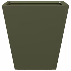 vidaXL Garden Planters Outdoor Flower Pot Patio Raised Bed Planter Box Steel - olive green, 30 x 30 x 30 cm/ 2 pcs - Additional view 5