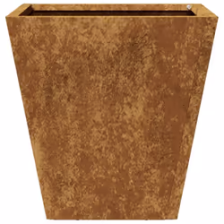 vidaXL Garden Planters Outdoor Flower Pot Patio Raised Bed Planter Box Steel - brown, 30 x 30 x 30 cm/ 2 pcs - Additional view 5