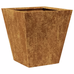 vidaXL Garden Planters Outdoor Flower Pot Patio Raised Bed Planter Box Steel - brown, 30 x 30 x 30 cm/ 2 pcs - Additional view 6