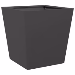 vidaXL Garden Planters Outdoor Flower Pot Patio Raised Bed Planter Box Steel - black, 40 x 40 x 40 cm/ 1 pcs - Additional view 5
