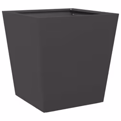 vidaXL Garden Planters Outdoor Flower Pot Patio Raised Bed Planter Box Steel - black, 40 x 40 x 40 cm/ 2 pcs - Additional view 4