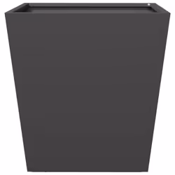 vidaXL Garden Planters Outdoor Flower Pot Patio Raised Bed Planter Box Steel - black, 40 x 40 x 40 cm/ 2 pcs - Additional view 5