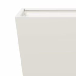 vidaXL Garden Planters Outdoor Flower Pot Patio Raised Bed Planter Box Steel - white, 40 x 40 x 40 cm/ 2 pcs - Additional view 8
