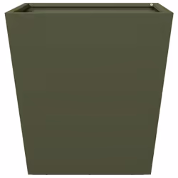 vidaXL Garden Planters Outdoor Flower Pot Patio Raised Bed Planter Box Steel - olive green, 40 x 40 x 40 cm/ 1 pcs - Additional view 4