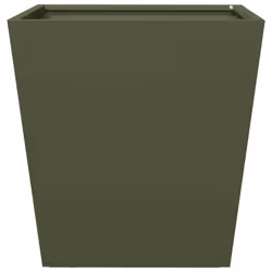 vidaXL Garden Planters Outdoor Flower Pot Patio Raised Bed Planter Box Steel - olive green, 40 x 40 x 40 cm/ 2 pcs - Additional view 5