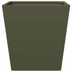 vidaXL Garden Planters Outdoor Flower Pot Patio Raised Bed Planter Box Steel - olive green, 40 x 40 x 40 cm/ 2 pcs - Additional view 6