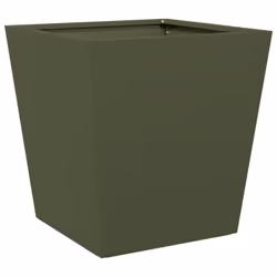 vidaXL Garden Planters Outdoor Flower Pot Patio Raised Bed Planter Box Steel - olive green, 40 x 40 x 40 cm/ 2 pcs - Additional view 7