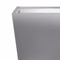 vidaXL Garden Planters Outdoor Flower Pot Patio Raised Bed Planter Box Steel - grey, 40 x 40 x 40 cm/ 1 pcs - Additional view 6