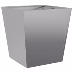 vidaXL Garden Planters Outdoor Flower Pot Patio Raised Bed Planter Box Steel - grey, 40 x 40 x 40 cm/ 2 pcs - Additional view 7