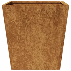 vidaXL Garden Planters Outdoor Flower Pot Patio Raised Bed Planter Box Steel - brown, 40 x 40 x 40 cm/ 1 pcs - Additional view 5
