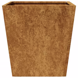 vidaXL Garden Planters Outdoor Flower Pot Patio Raised Bed Planter Box Steel - brown, 40 x 40 x 40 cm/ 2 pcs - Additional view 7