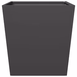 vidaXL Garden Planters Outdoor Flower Pot Patio Raised Bed Planter Box Steel - black, 50 x 50 x 50 cm/ 1 pcs - Additional view 4