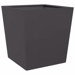 vidaXL Garden Planters Outdoor Flower Pot Patio Raised Bed Planter Box Steel - black, 50 x 50 x 50 cm/ 2 pcs - Additional view 4