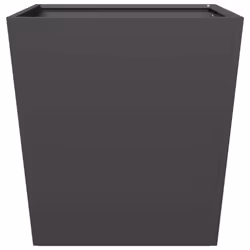 vidaXL Garden Planters Outdoor Flower Pot Patio Raised Bed Planter Box Steel - black, 50 x 50 x 50 cm/ 2 pcs - Additional view 5