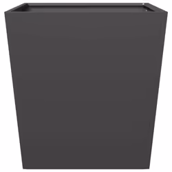 vidaXL Garden Planters Outdoor Flower Pot Patio Raised Bed Planter Box Steel - black, 50 x 50 x 50 cm/ 2 pcs - Additional view 6